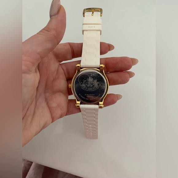 Juicy Couture watch. Mint condition. No scratches, flexible rubber wrist band. - Picture 2 of 2